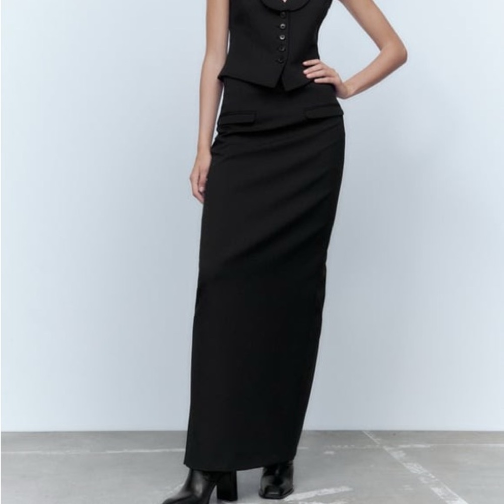 NWT Zara Limited Edition Wool Blend Maxi Skirt - M